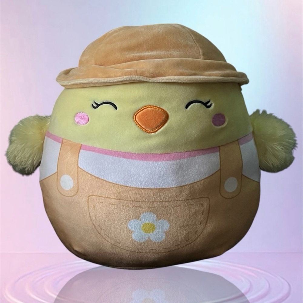 Squishmallows Yellow and Tan Bird Plush